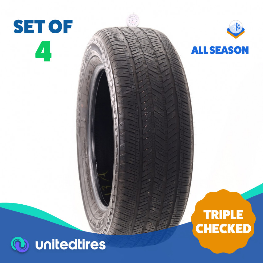 Set of (4) Used 265/60R20 Bridgestone Dueler H/T 685 112H – 6.5/32