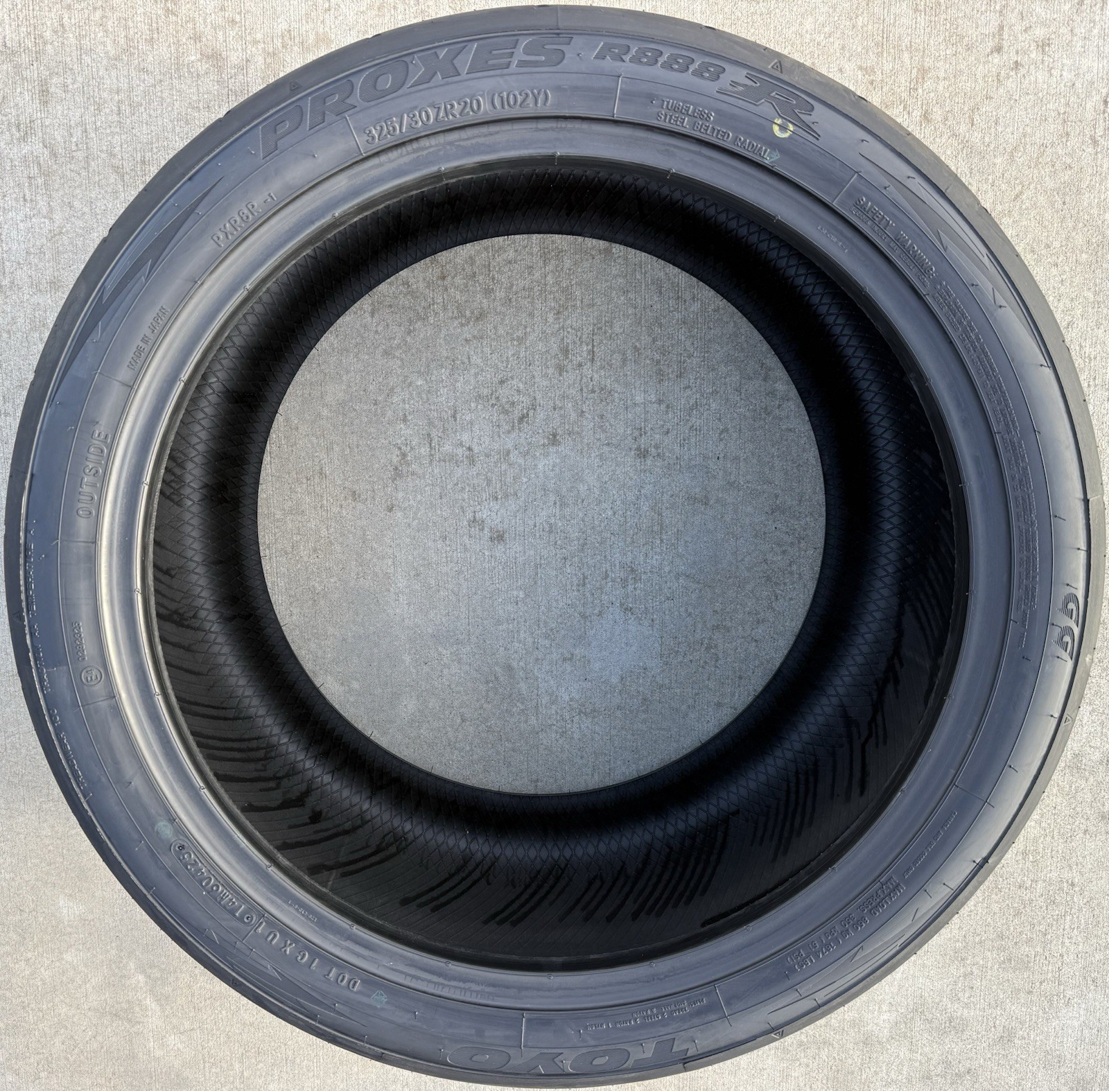 TWO BRAND NEW 325/30ZR20 (102Y) Toyo R888R Streetable Track & Competition Tires