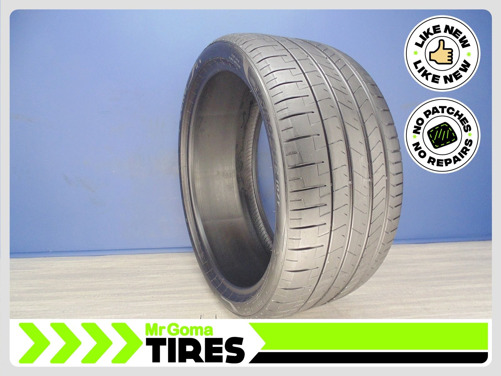 1 PIRELLI P ZERO PZ4 II 315/30R22 USED TIRE 7.6/32 TREAD NO PATCH PZERO 3153022