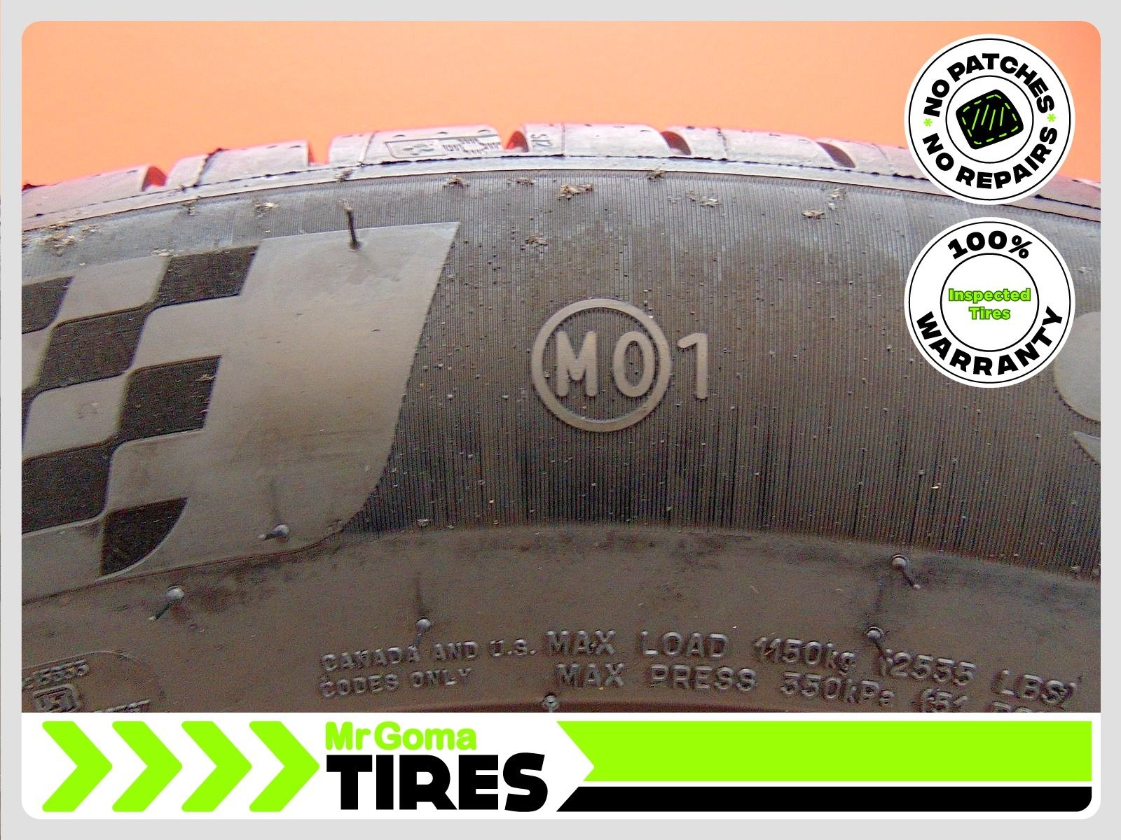 1 MICHELIN PILOT SPORT 4 SUV MO1 XL 275/50ZR20 USED TIRE 7.9/32 TREAD 113Y