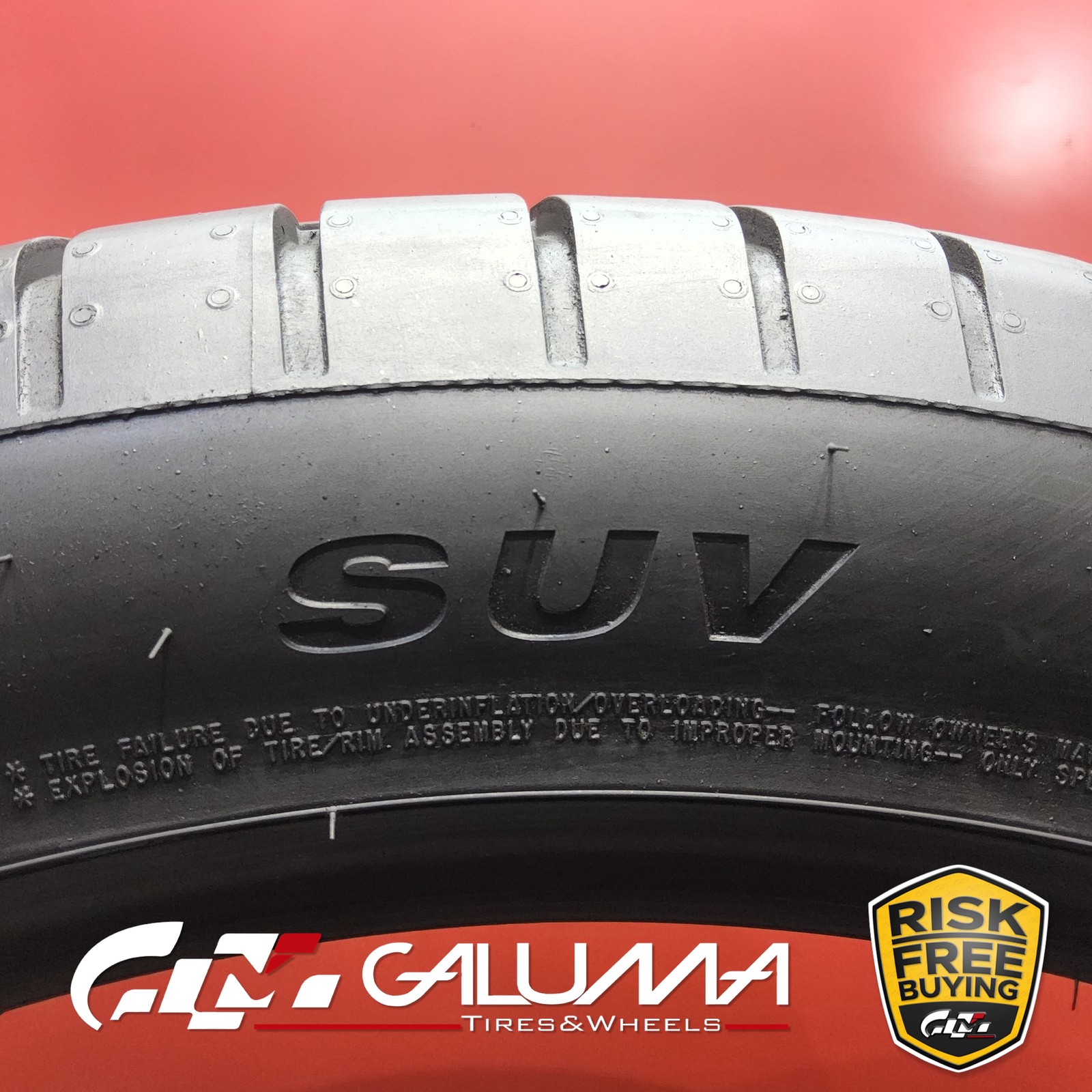 Set of 2 Tires LikeNEW Goodyear Eagle F1 Asymmetric SUV MO1 XL 295/40R22 #96031