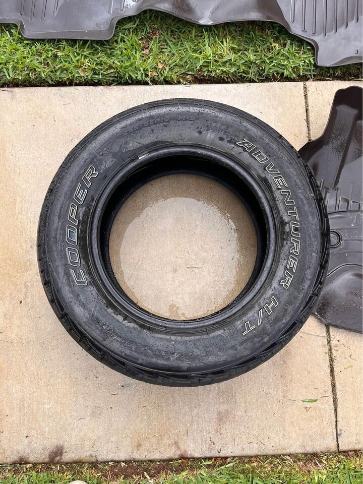 Cooper Adventurer H/T 265/65R18 Tires, 31 inch tires, ready for Off roading use.