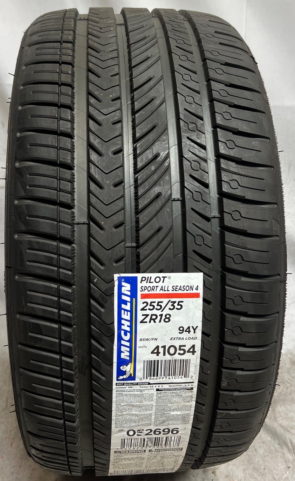 1 – NEW 255/35ZR18 XL (94Y) Michelin Pilot Sport All Season 4 – 7084