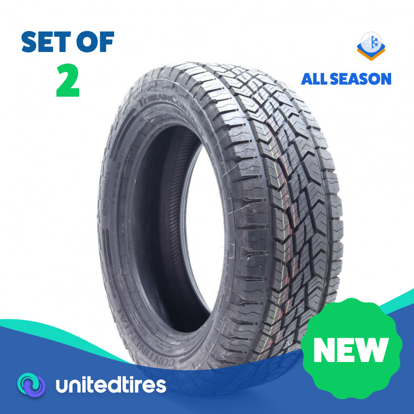 Set of (2) New 275/55R20 Continental TerrainContact AT 113T – 12/32
