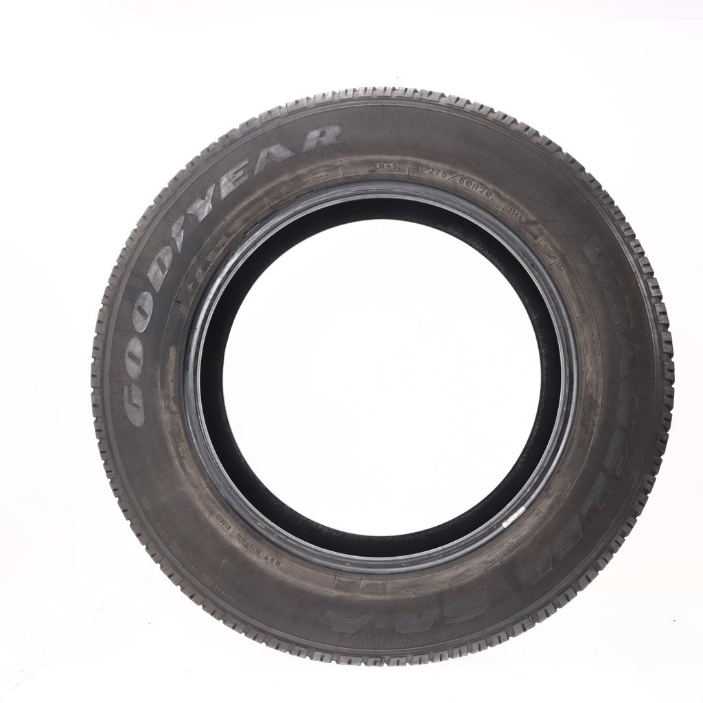 Set of (4) Used 275/60R20 Goodyear Wrangler SR-A 114S – 6-7.5/32 (1ACUU)