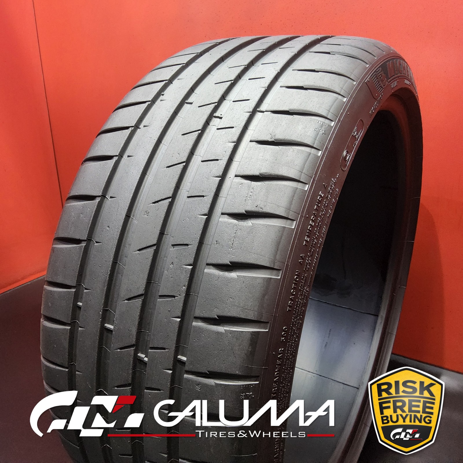 1 Tire LikeNEW Michelin Pilot Sport 4S NA0 XL 245/35ZR20 95Y No Repairs #96105