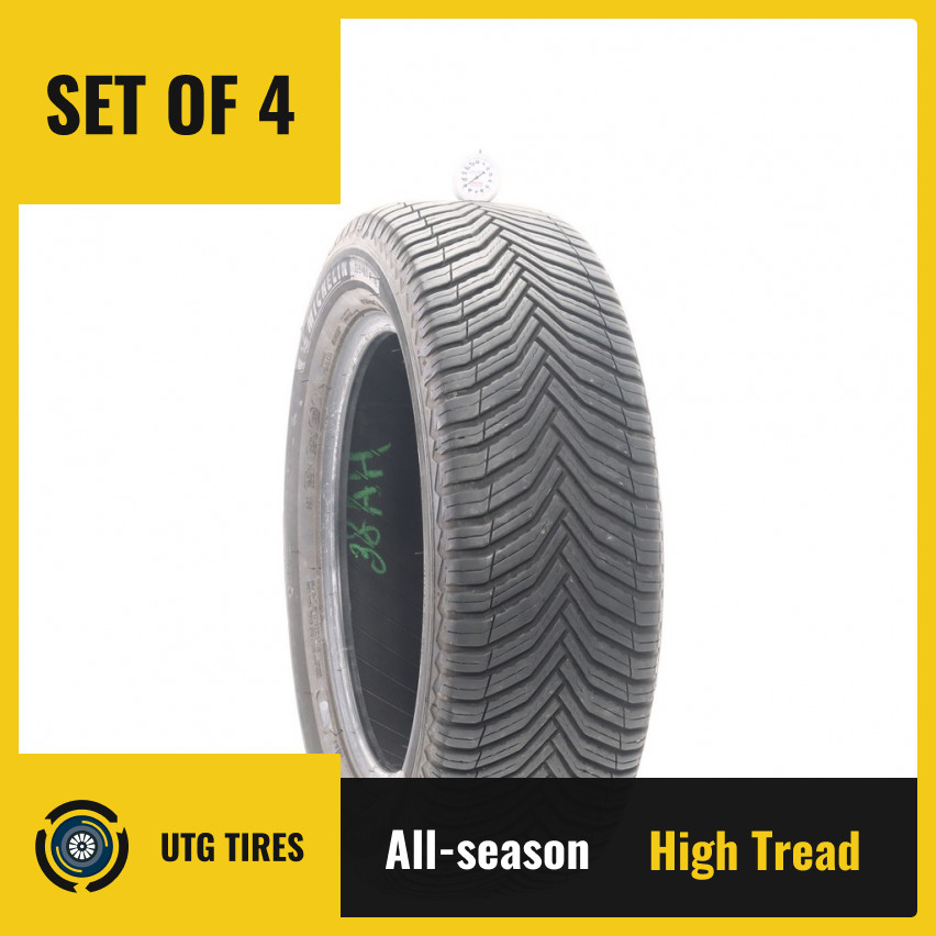 Set of (4) Used 225/60R18 Michelin CrossClimate 2 104H – 9/32