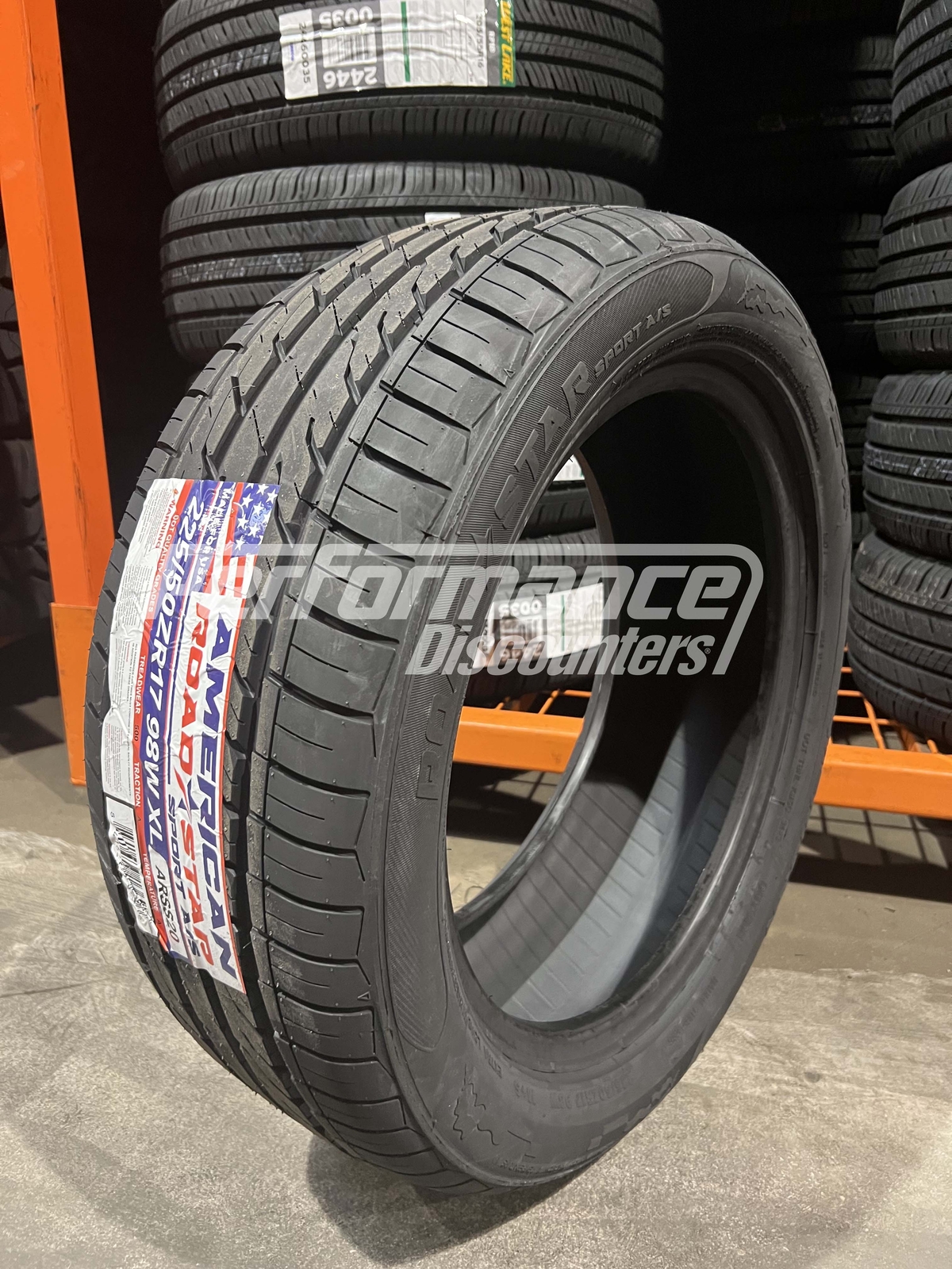 4 New American Roadstar Sport A/S Tires 225/50R17 98W SL BSW 225 50 17 2255017