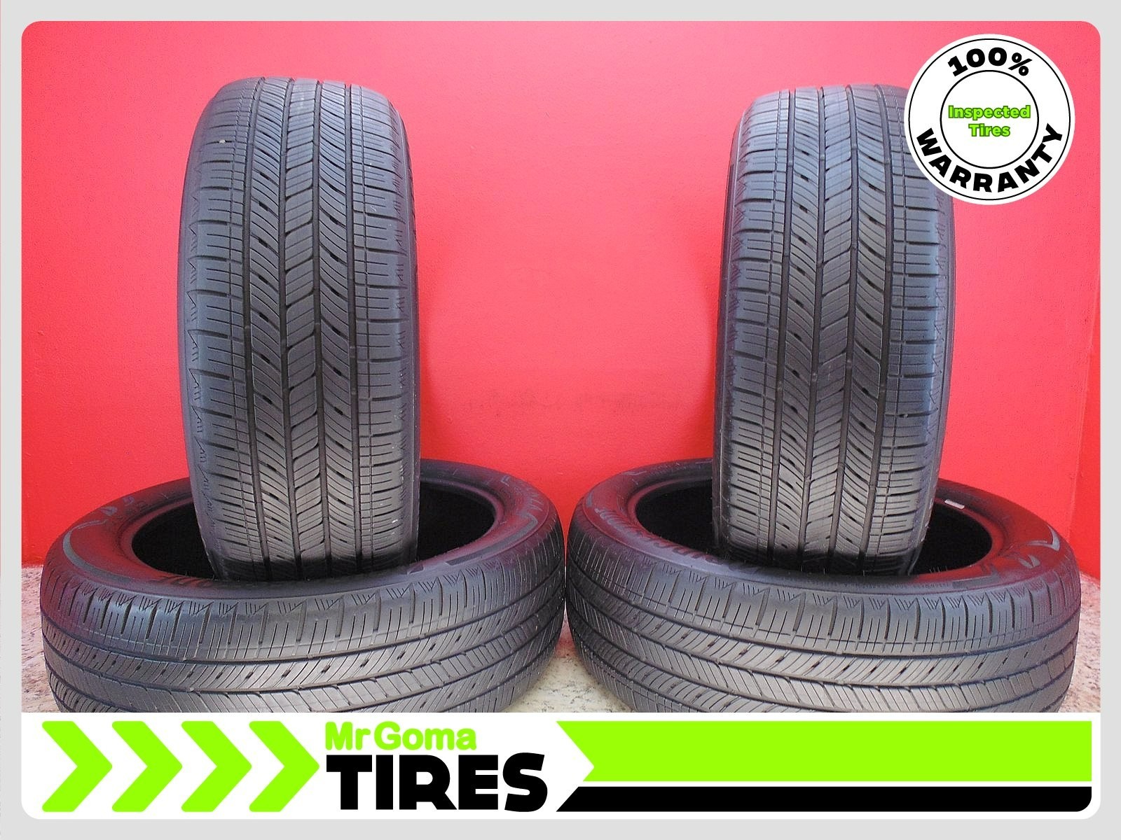 4 BRIDGESTONE ALENZA SPORT A/S 235/50R21 USED TIRES 7.2/32 TREAD 101V 2355021