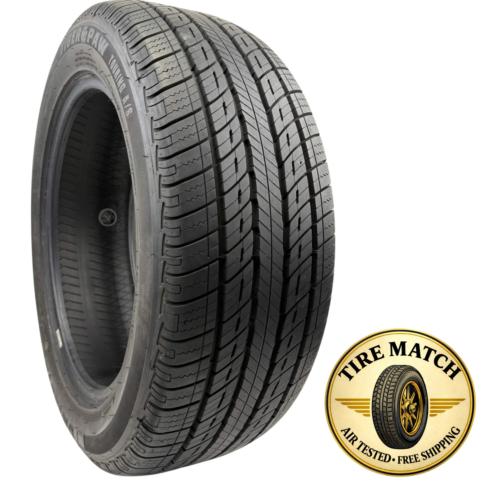 Used 225/55R18 Uniroyal Tiger Paw Touring A/S 98H 10/32 (DOT 23)