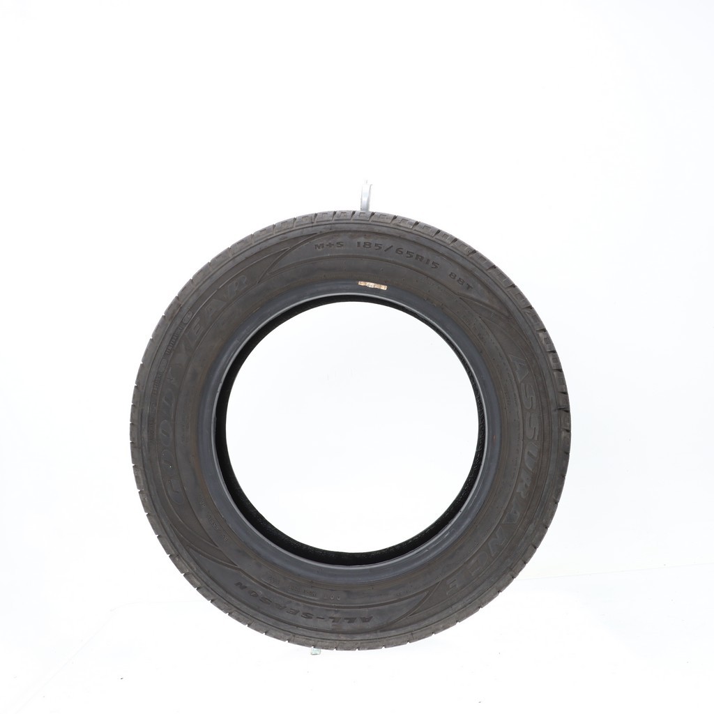 Set of (4) Used 185/65R15 Goodyear Assurance All-Season 88T – 6-7.5/32