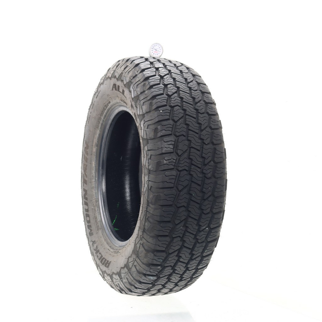 Set of (4) Used 265/70R17 Rocky Mountain All Terrain 115T – 9.5-11/32
