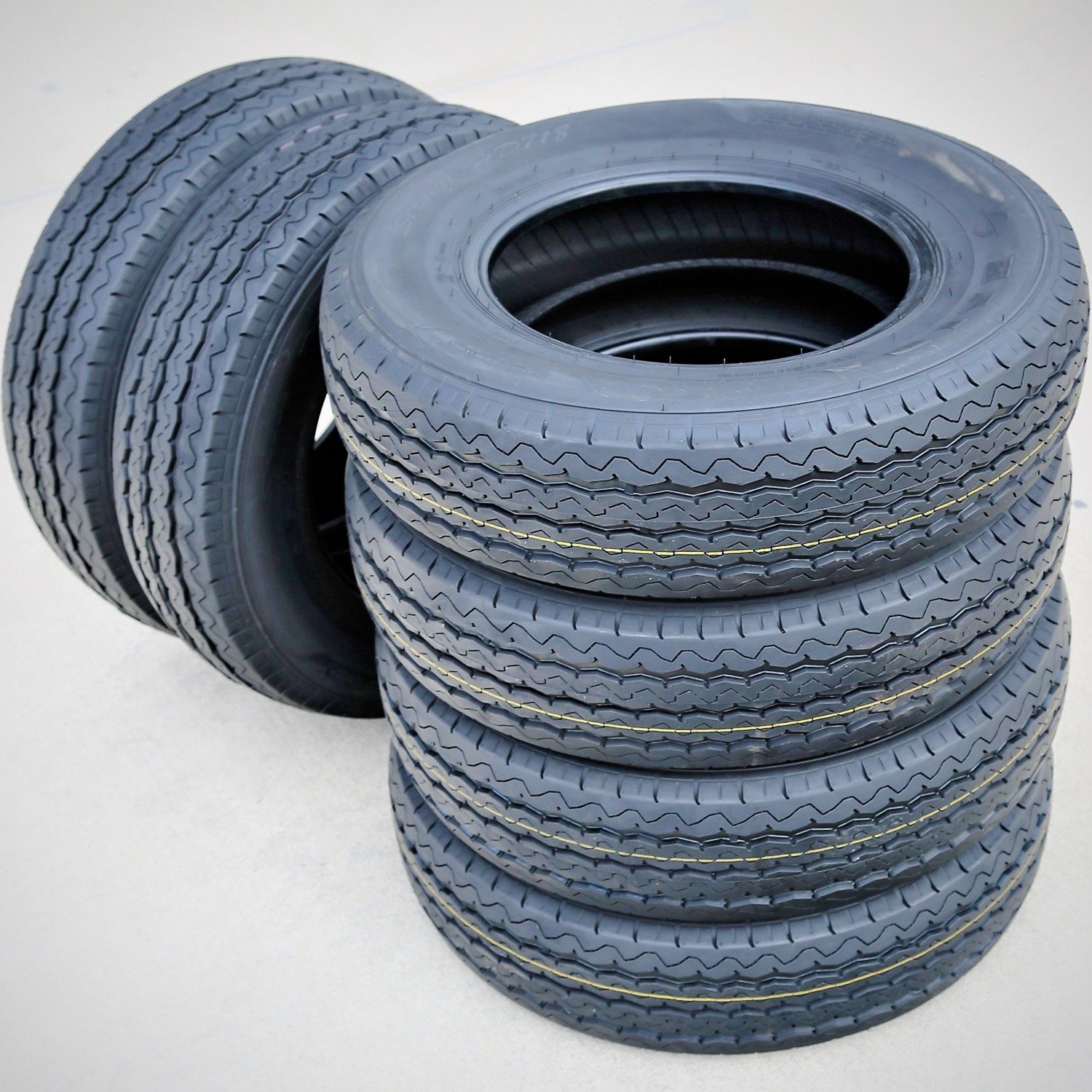 2 Tires Haida Strong HD718 185R14C Load D 8 Ply Commercial