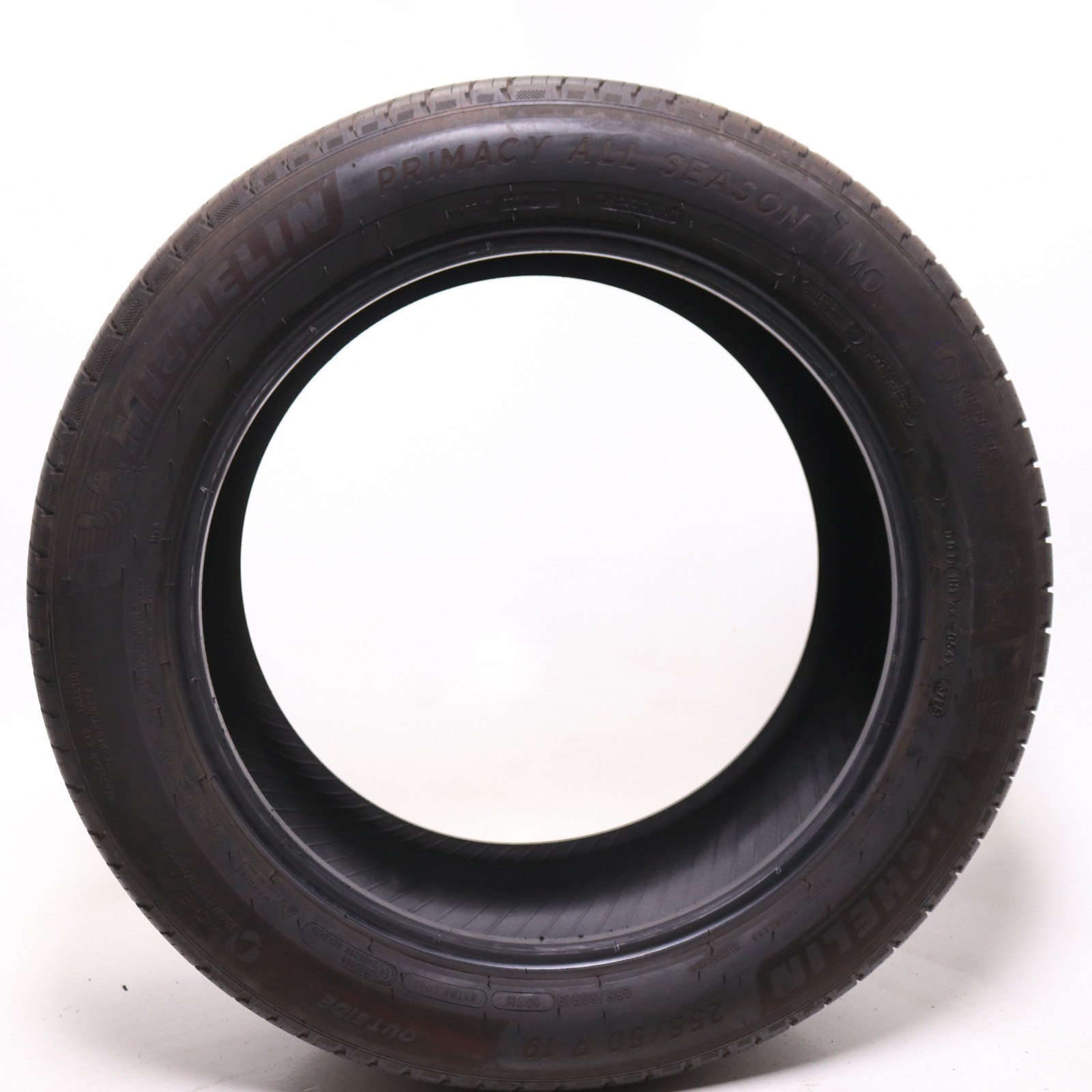 Set of 2 Used 255/50R19 Michelin Primacy All Season MO – 107H – 7-8/32