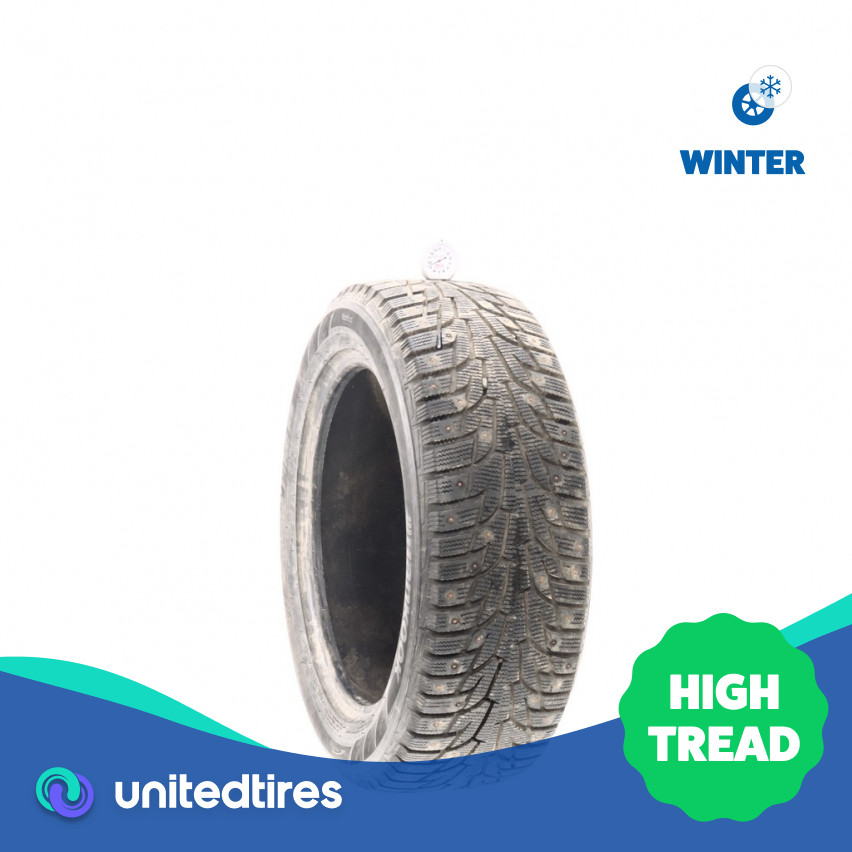 Used 215/55R17 Hankook Winter i*Pike RS Studded 98T – 9.5/32 (11PFW)