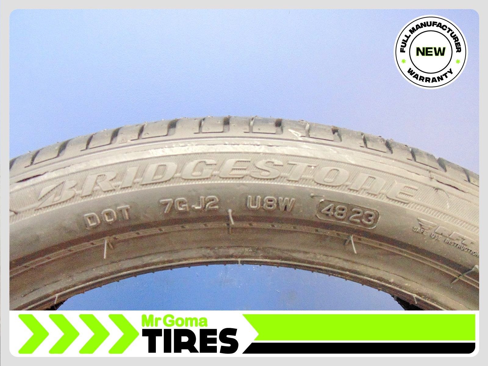 1 BRAND NEW 225/40R19 BRIDGESTONE TURANZA EL450 AR RSC RFT TIRE 89W Run flat