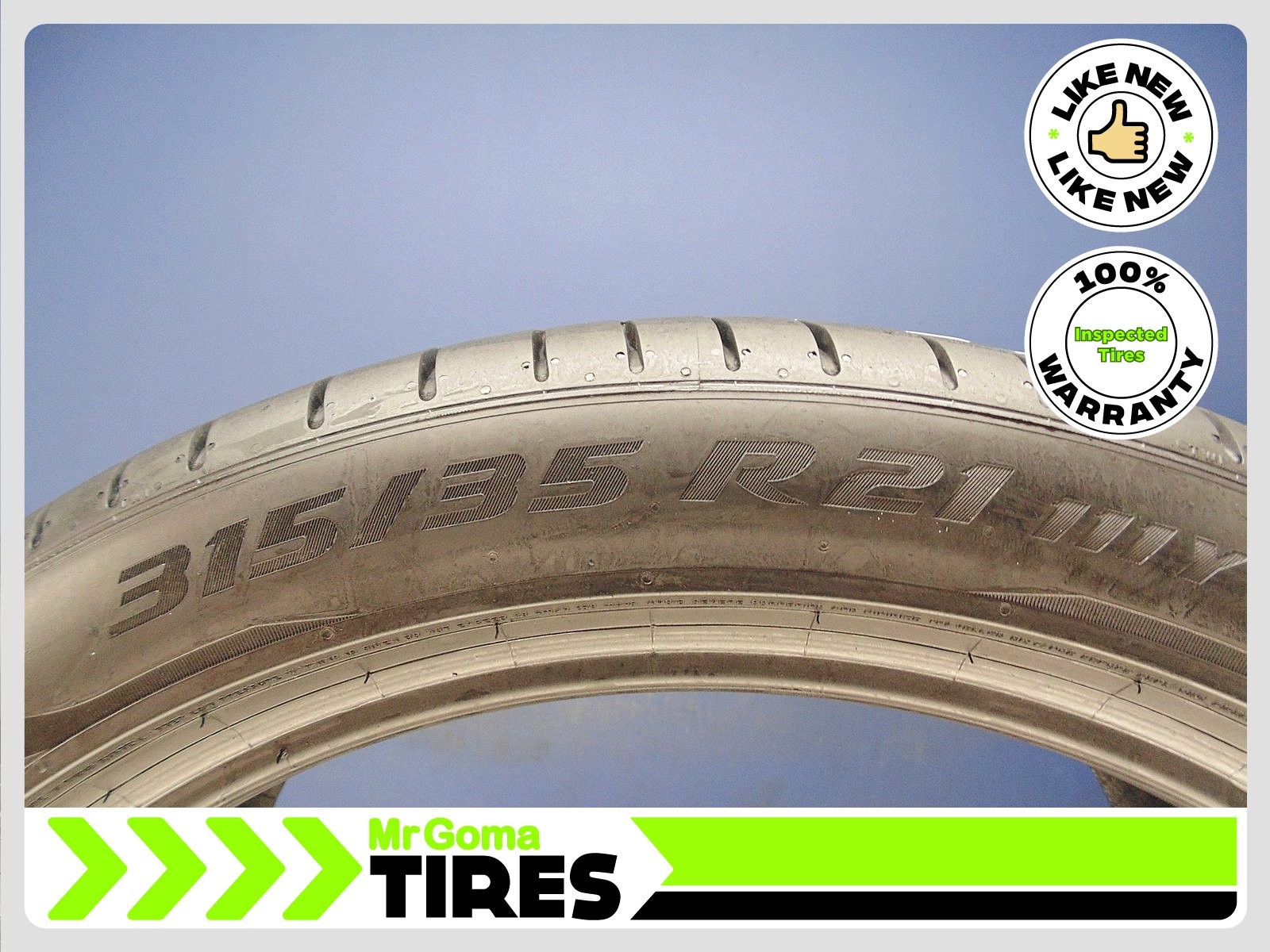 2 PIRELLI P ZERO PZ4 RSC RFT XL 315/35R21 USED TIRES 8/23 TREAD PZERO 3153521