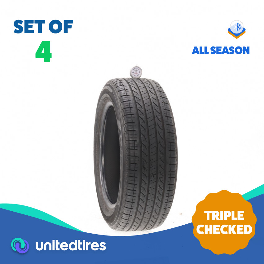 Set of (4) Used 205/55R16 Yokohama Avid GT 91H – 6.5-7/32