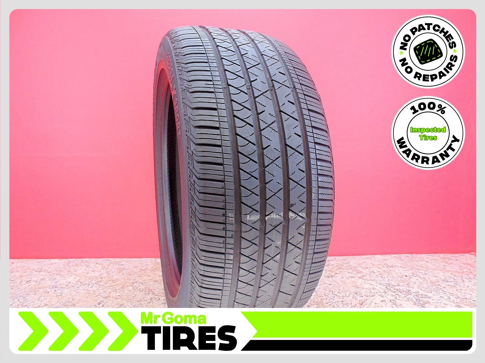 1 CONTINENTAL CROSSCONTACT LX SPORT T1 275/45R20 USED TIRE 8.5/32 TREAD 2754520