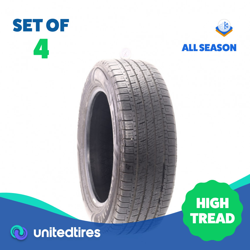 Set of (4) Used 235/60R18 Goodyear Assurance MaxLife 103V – 8-9/32