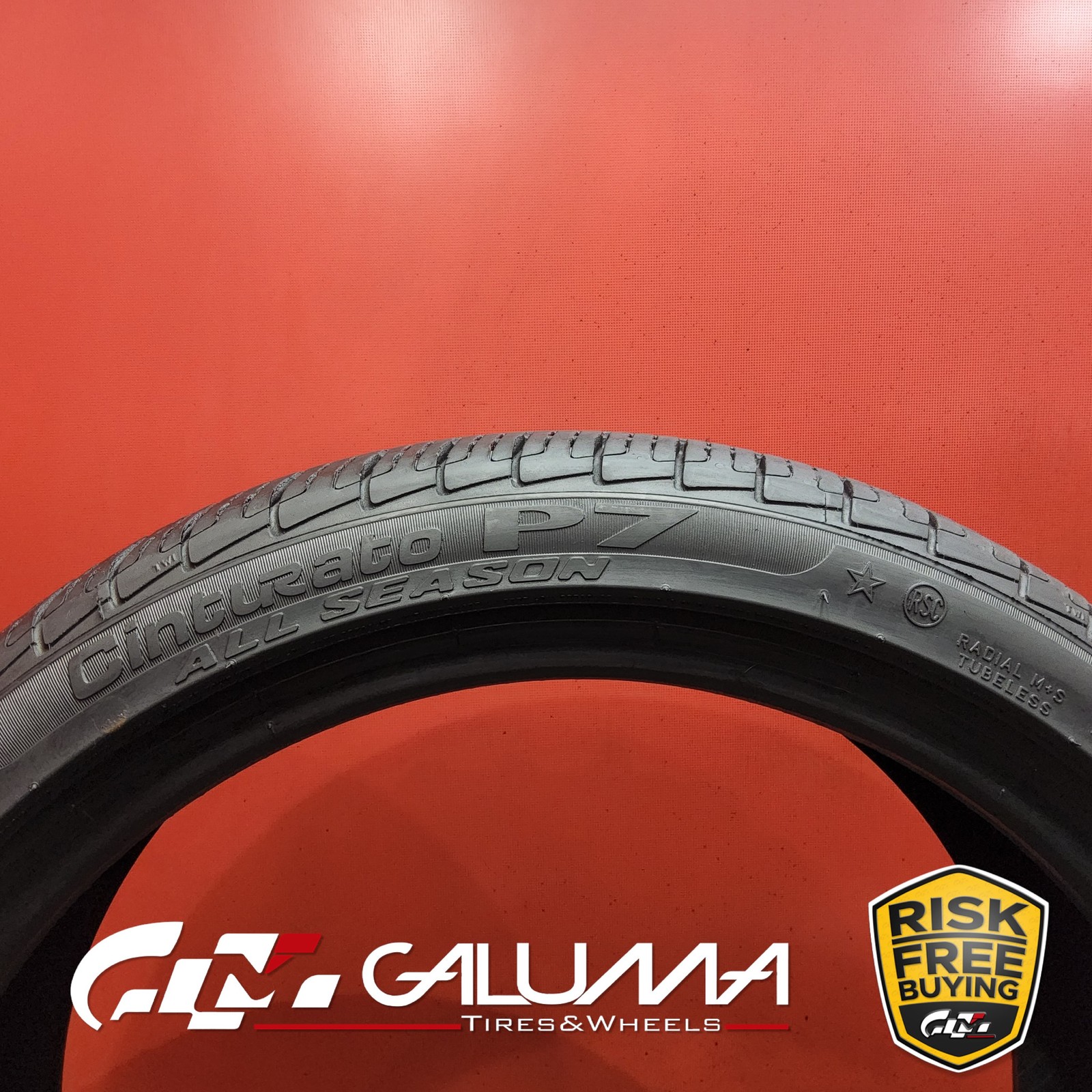1 (One) Tire Pirelli Cinturato P7 All Season Run Flat 225/40R18 225/40/18 #93860