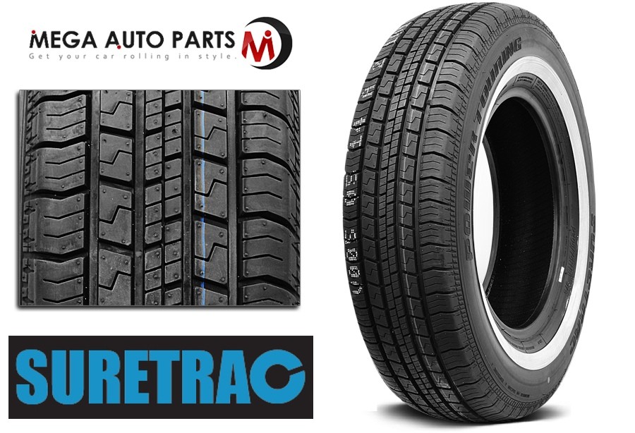 1 New Suretrac Power Touring 235/75R15 105S 1.5″ WHITE WALL All Season Tire
