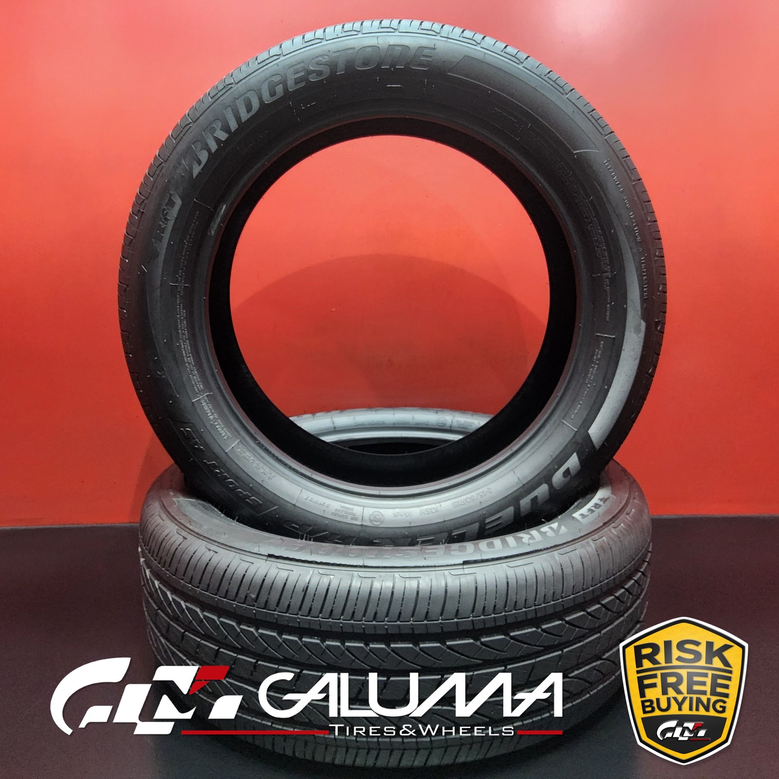 Set of 2 Tires Bridgestone Dueler H/P Sport AS RFT ★ XL RunFlat 245/50R19 #95406