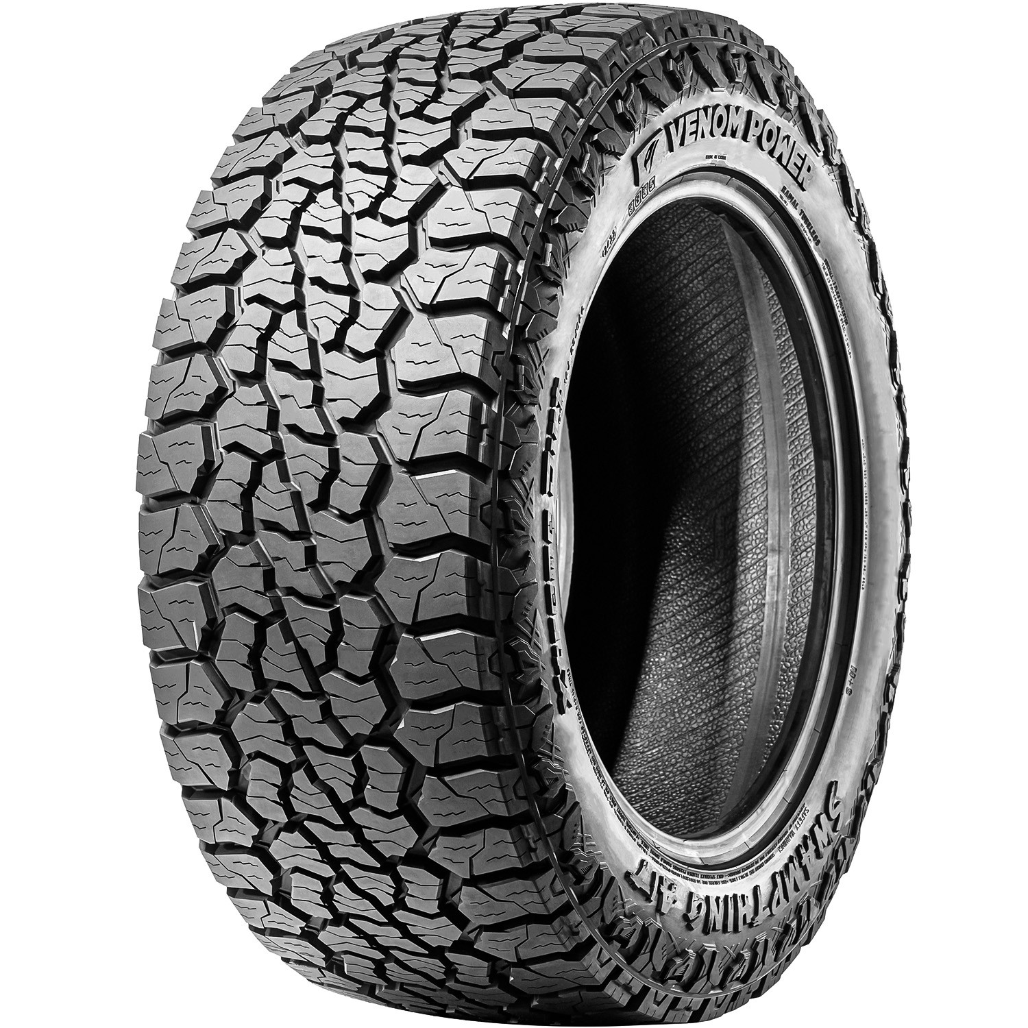 5 Tires Venom Power Swampthing A/T Xtreme Dirt LT 35X12.50R17 E 10 Ply