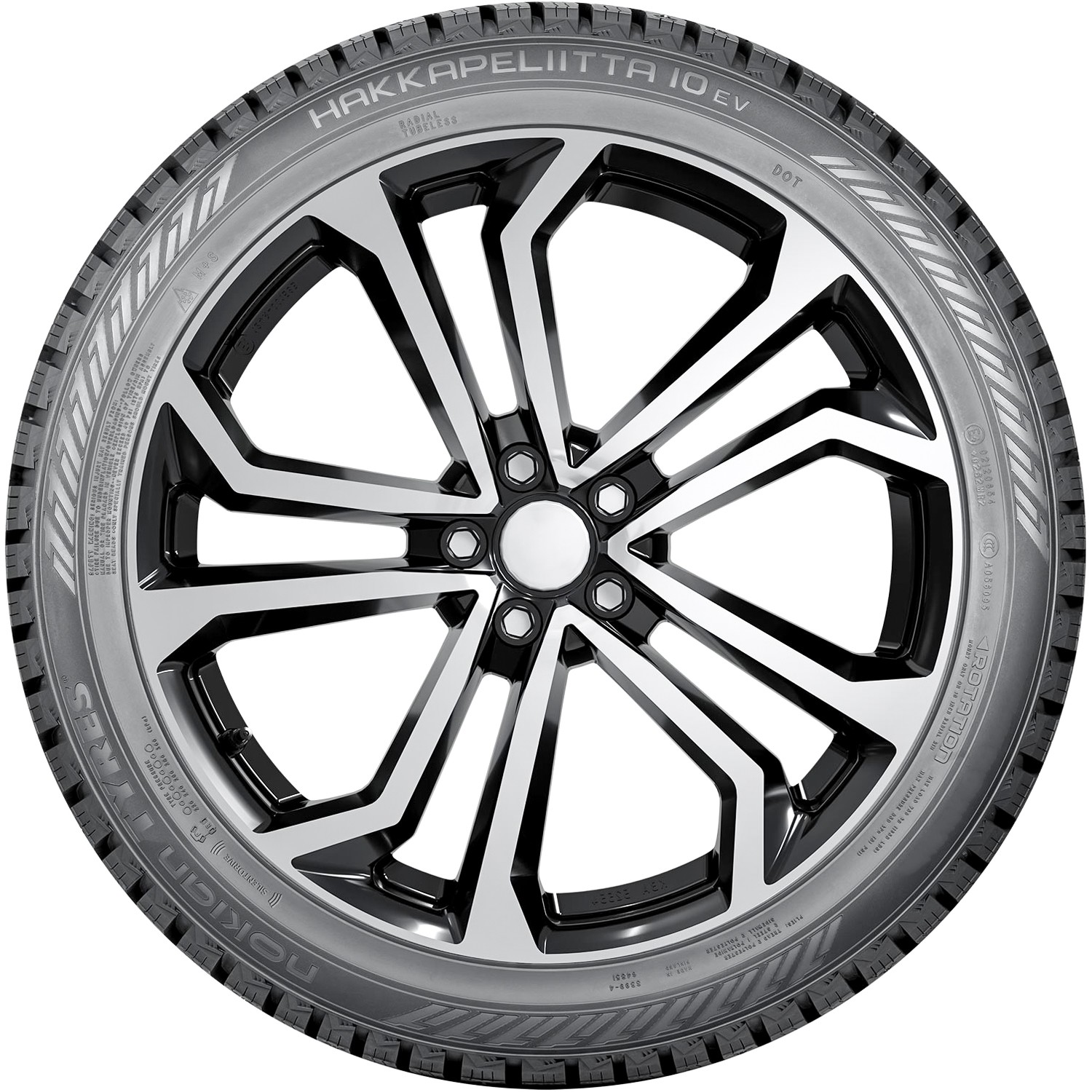 Tire Nokian Tyres Hakkapeliitta 10 EV Studded 245/45R20 103T XL Snow Winter