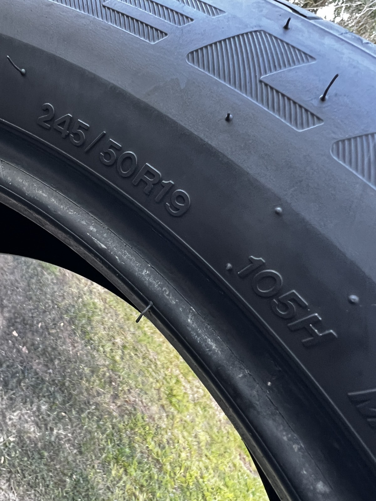 1 Tire Bridgestone Dueler H/P Sport AS RFT ★ BMW 245/50R19 105H DOT.4623 8/32
