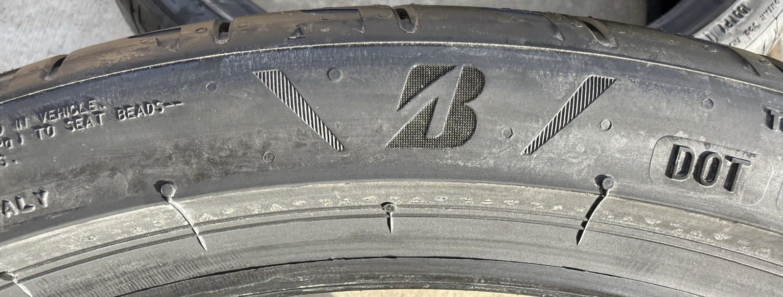 Set of TWO BRAND NEW 245/35ZR20 Bridgestone Potenza Sport Tires Like Michelin 4S