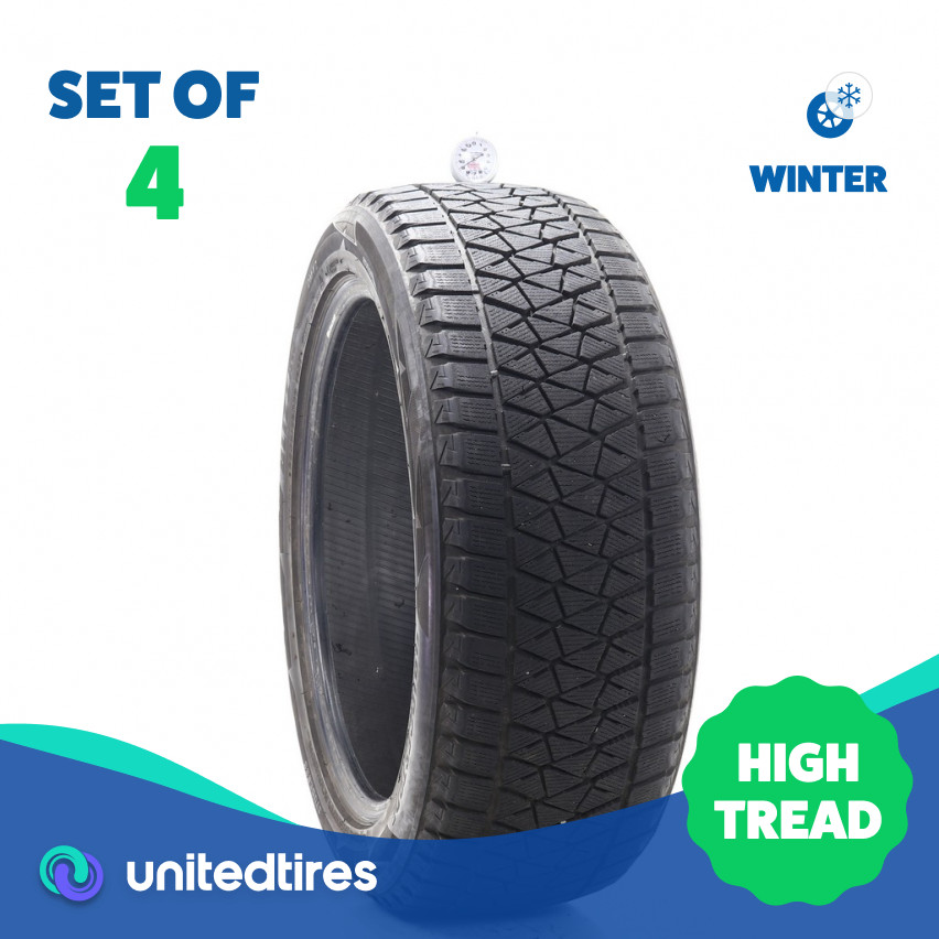 Set of (4) Used 245/50R20 Bridgestone Blizzak DM-V2 102T – 9-10/32