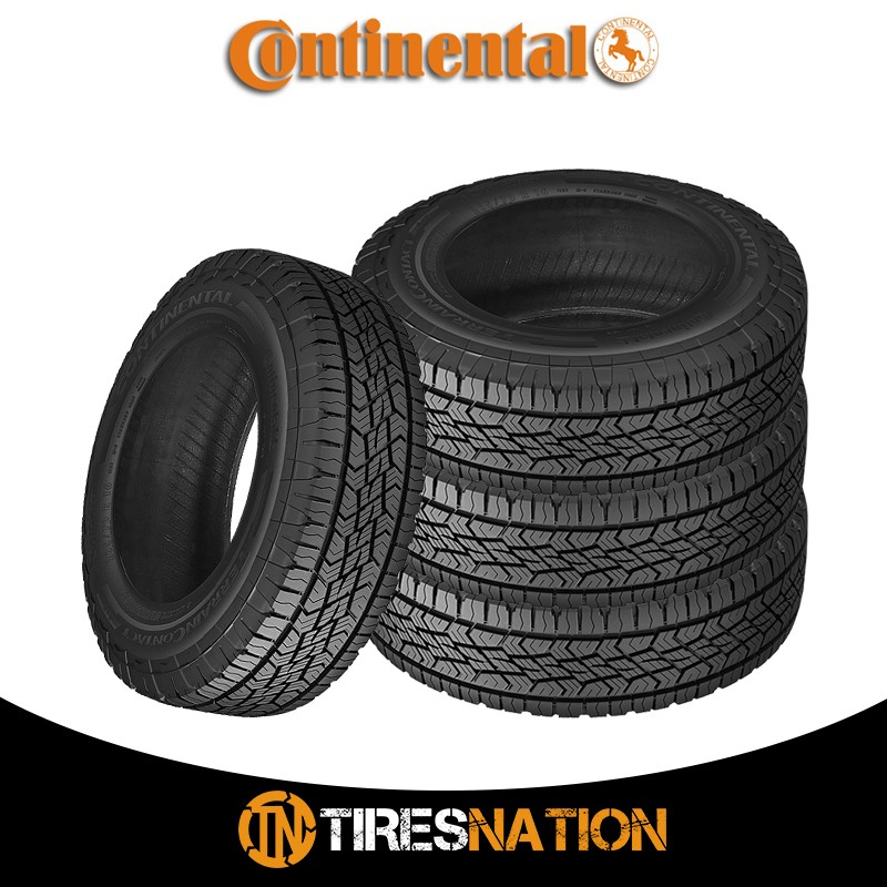 (1) New Continental Terrain Contact H/T LT265/70R18/10 124/121S FR OWL Tires