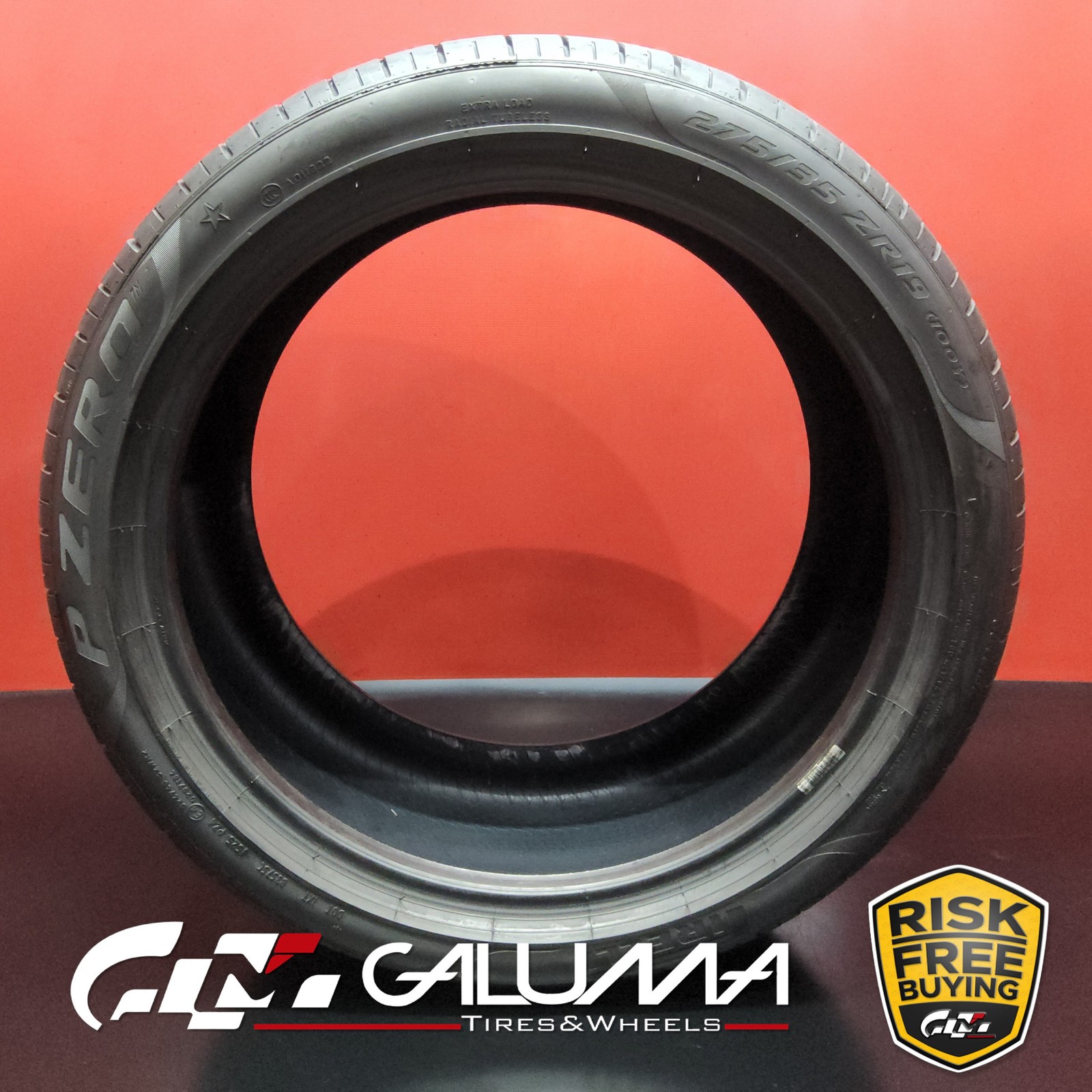 1 (One) Tire LikeNEW Pirelli P-Zero (PZ4) ★ XL 275/35ZR19 275/35/19 100Y #94296
