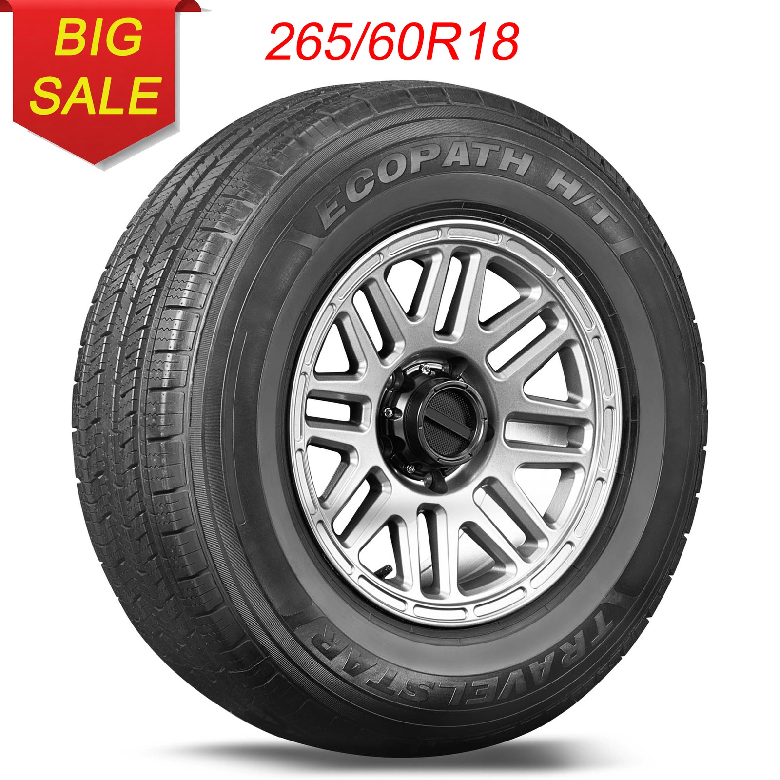 TRAVELSTAR ECOPATH H/T 265/60R18 110H SL Highway Terrain SUV Tire 265 60 18