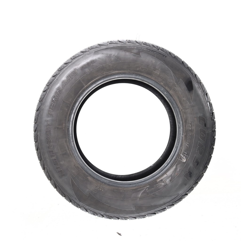 Set of (4) Used 265/65R17 Corsa Highway Terrain Plus 112H – 6.5-8.5/32