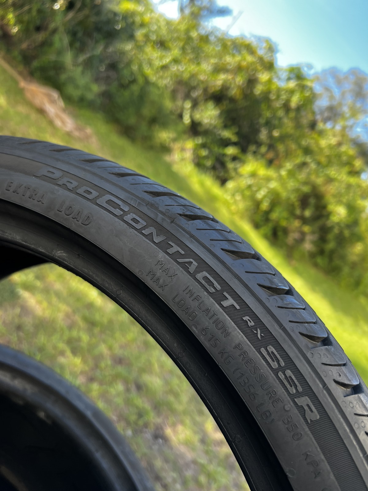 1 Tire Continental ProContact RX SSR TPC 235/35R19 91V DOT.2324 8/32 NO Patch