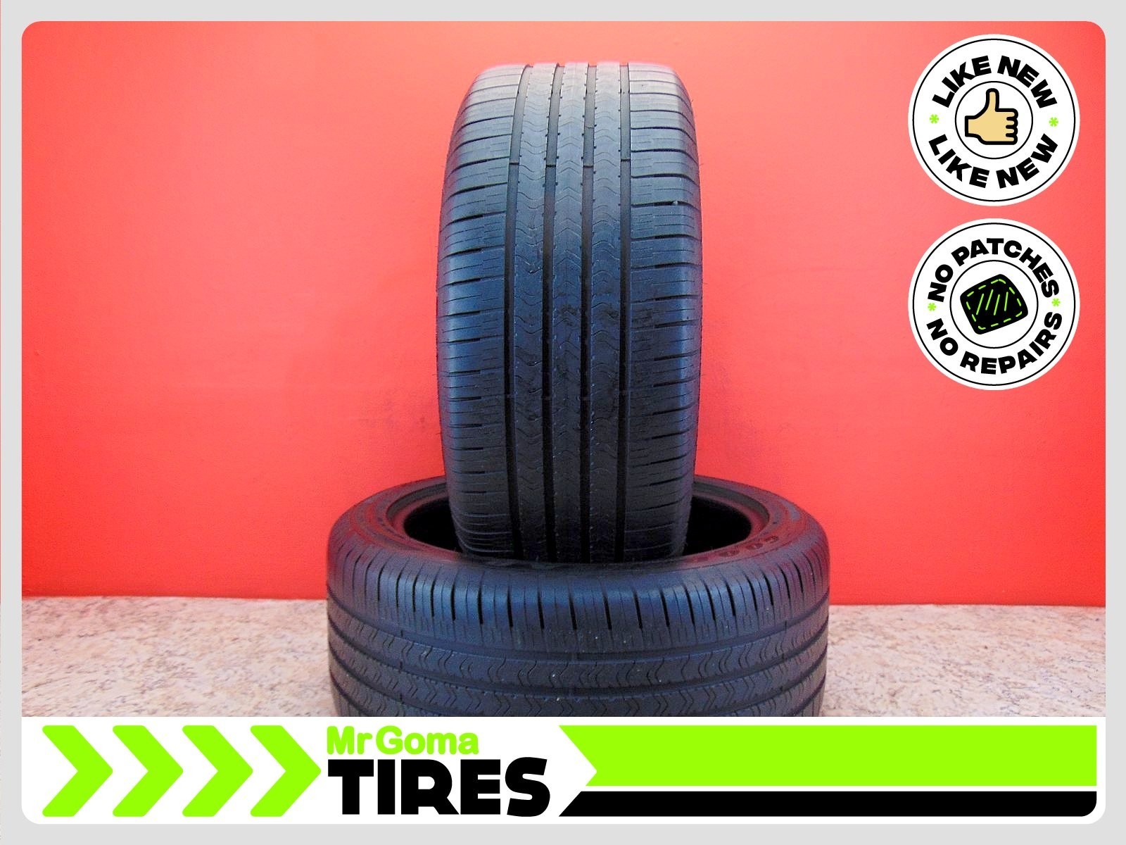 2 GOODYEAR EAGLE SPORT A/S MOE RFT XL 285/40R20 USED TIRES 7.3/32 TREAD 2854020