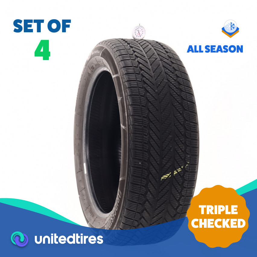 Set of (4) Used 245/50R20 Bridgestone WeatherPeak 102V – 6-7.5/32