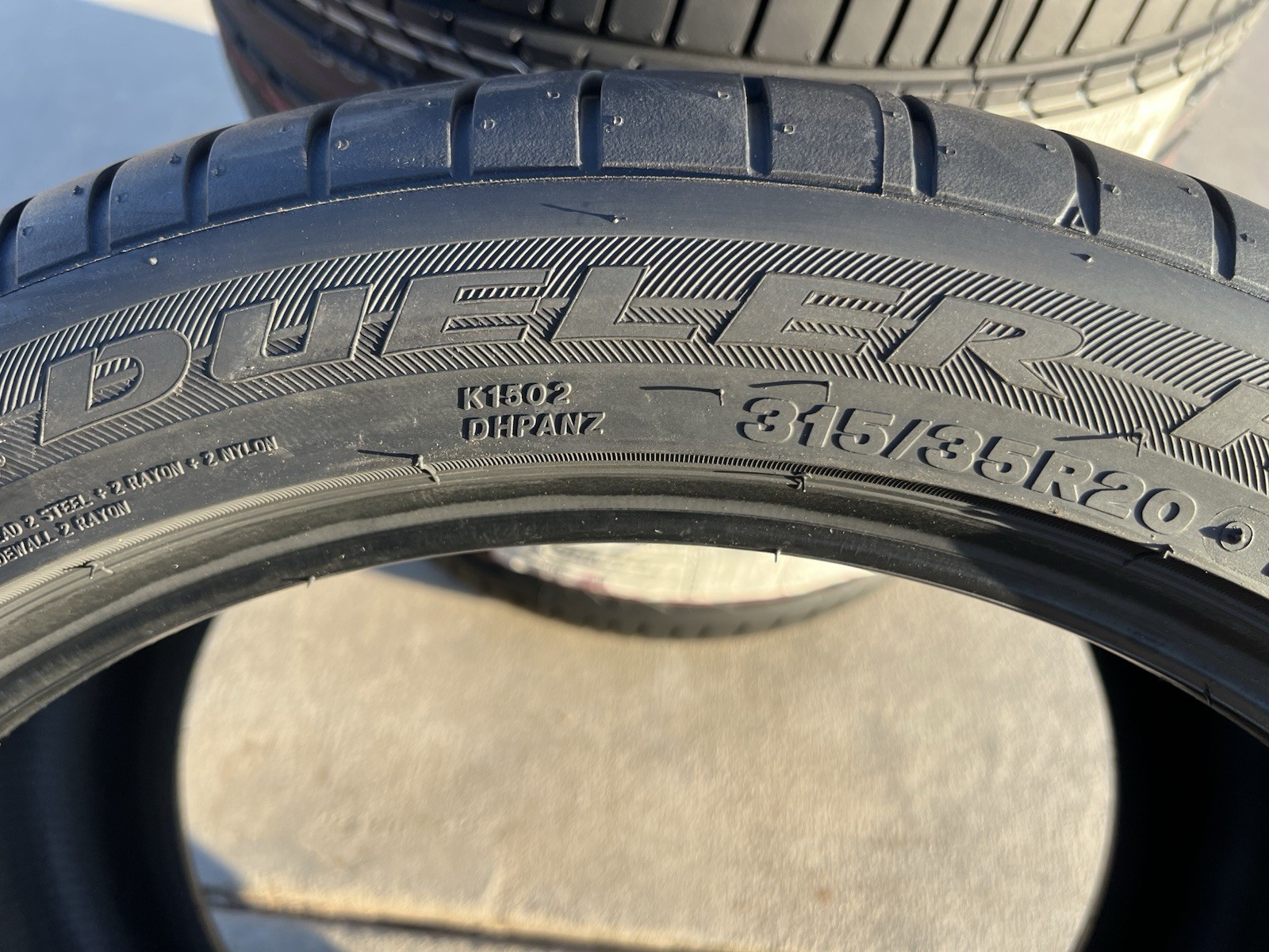 4X NEW Bridgestone Dueler H/P Sport RFT BMW Run Flat 2X 275/40R20 & 2X 315/35R0