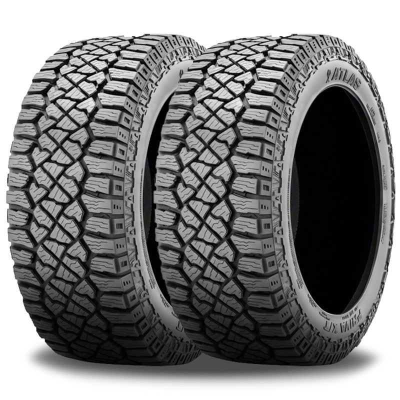 2 Atlas Priva X/T LT285/65R18 125/122Q Mud+All Terrain Hybrid Tires 3PMSF 10 PLY