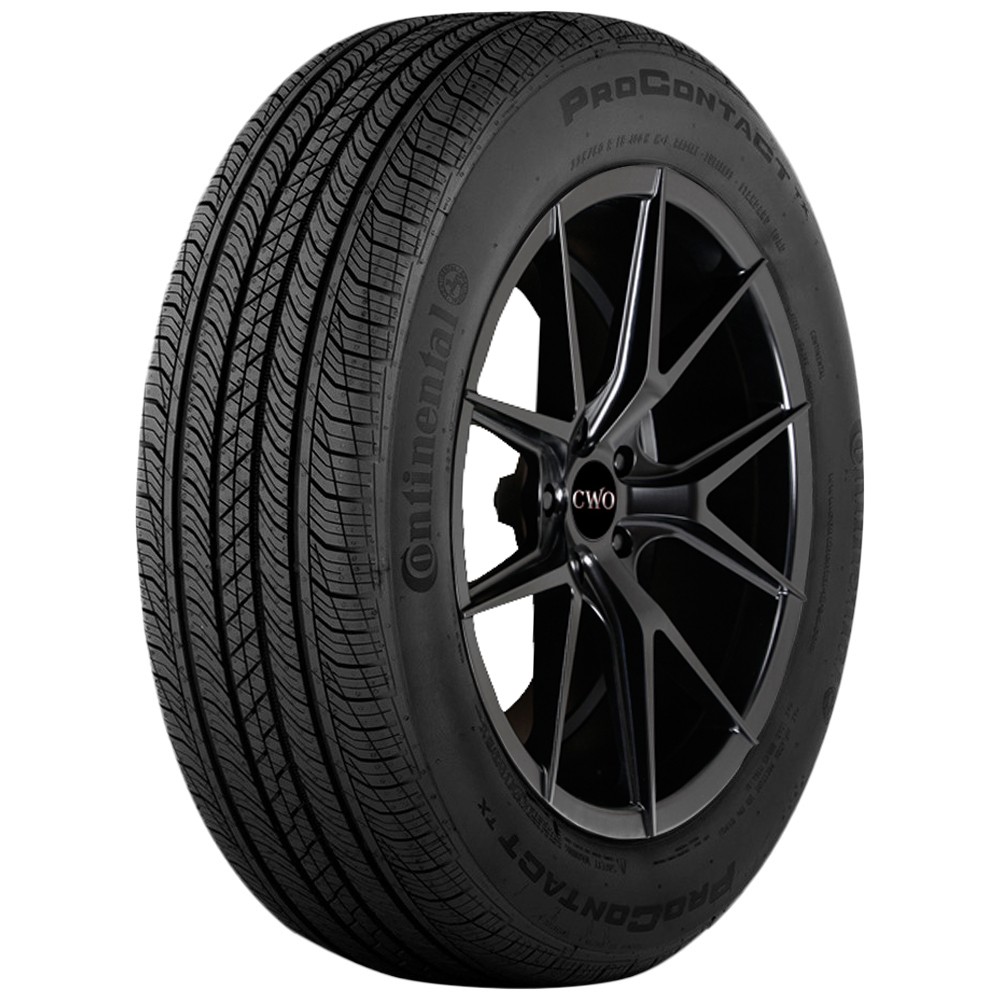 255/45R18 Continental Pro Contact TX 99W SL Black Wall Tire