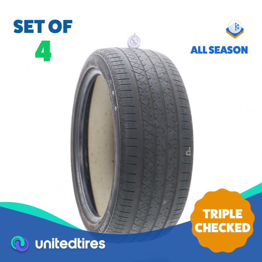 Set of (4) Used 265/40R21 Continental CrossContact LX Sport ContiSilent (1A4S4)