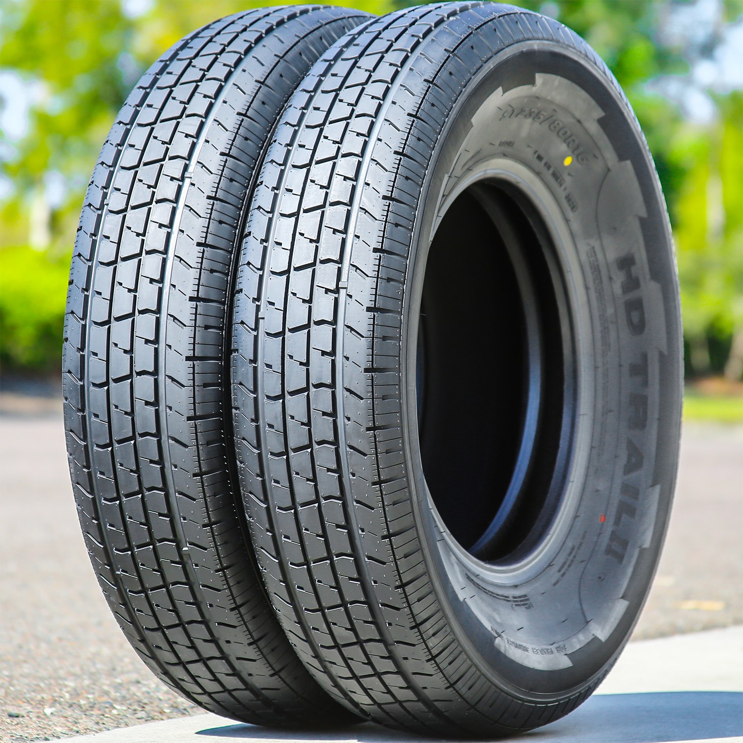 One Tire Suntek HD Trail 2 Semi Steel ST 225/75R15 Load E 10 Ply Trailer
