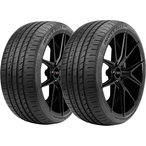 (QTY 2) 235/45ZR18 Ironman iMove Gen 2 AS 94W SL Black Wall Tires