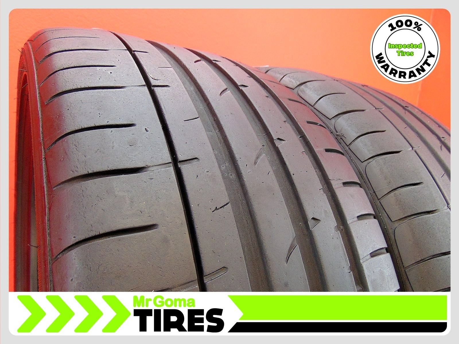 2 GOODYEAR EAGLE F1 ASYMMETRIC 2 NO XL 235/35ZR20 USED TIRES 7.3/32 TREAD