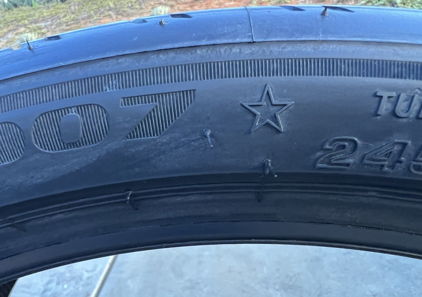 Set of TWO BRAND NEW 245/35R20 Bridgestone Potenza S007 Tires 2453520
