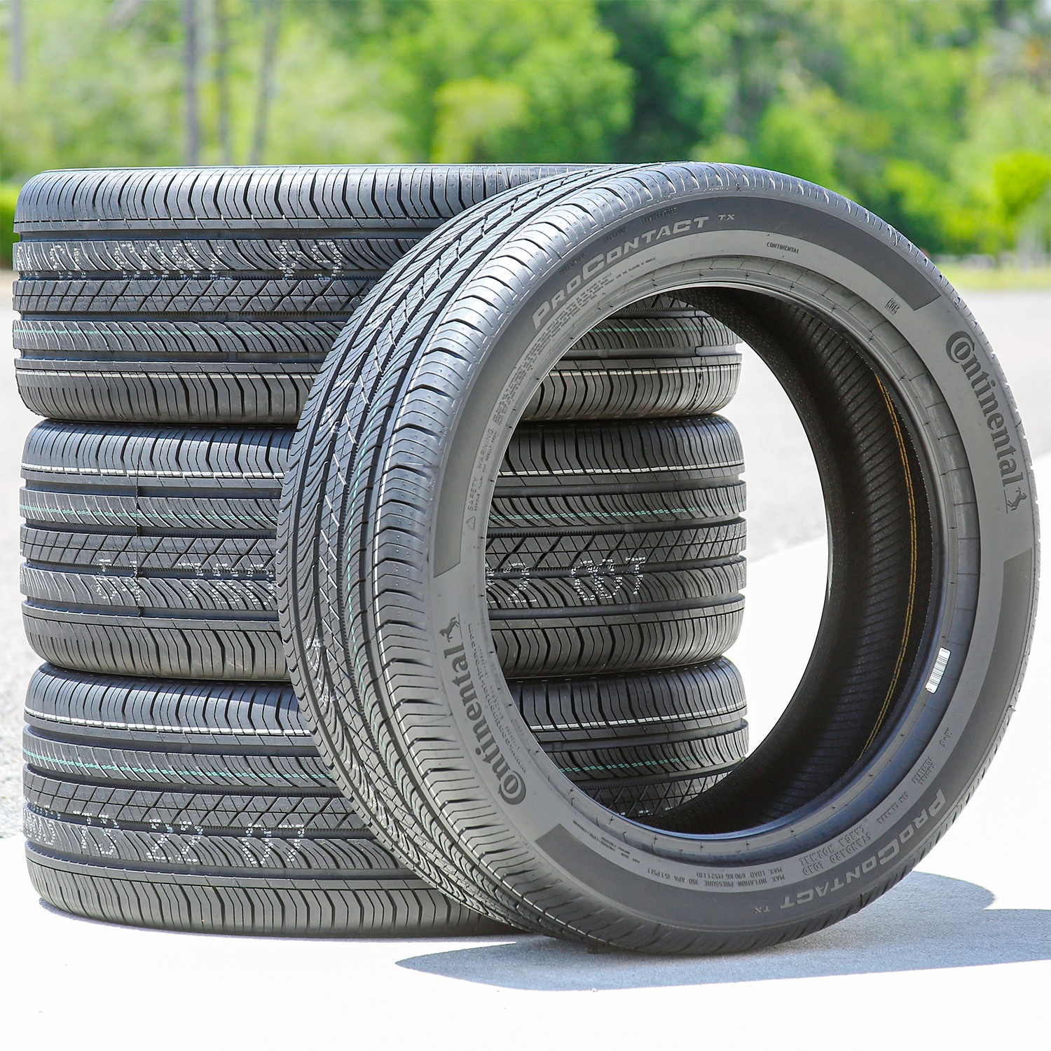 4 Tires 285/40R21 109V XL Continental ProContact TX (N0) AS A/S All Season