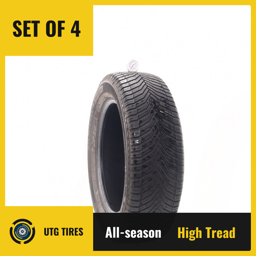 Set of (4) Used 225/60R18 Michelin CrossClimate 2 104H – 8.5-9/32