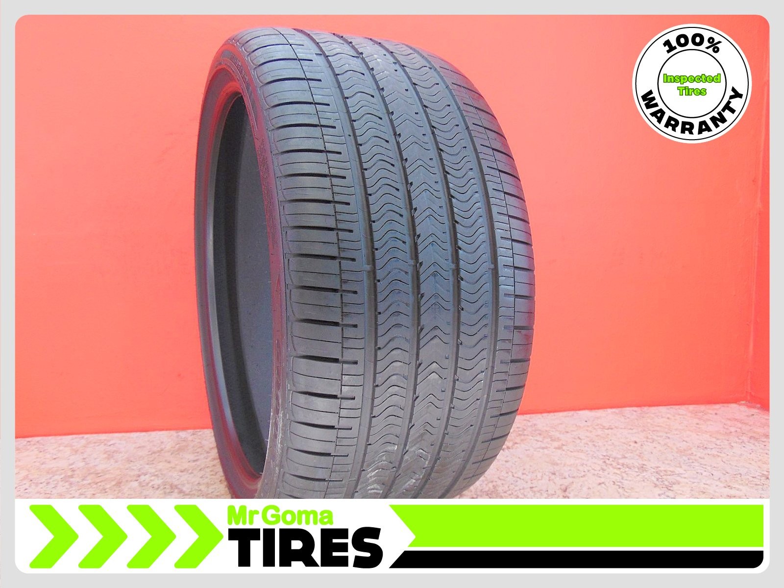 1 GOODYEAR EAGLE SPORT A/S TO XL 295/30R21 USED TIRE 7/32 TREAD TESLA 2953021